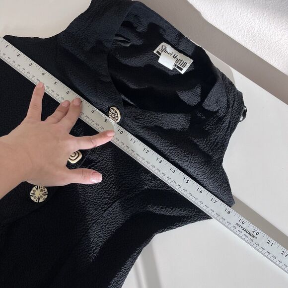 Vintage Sheri Martin Dress Womens Six Midi 90s Y2K Boho Quirky Phoebe Buffet USA - Picture 9 of 13